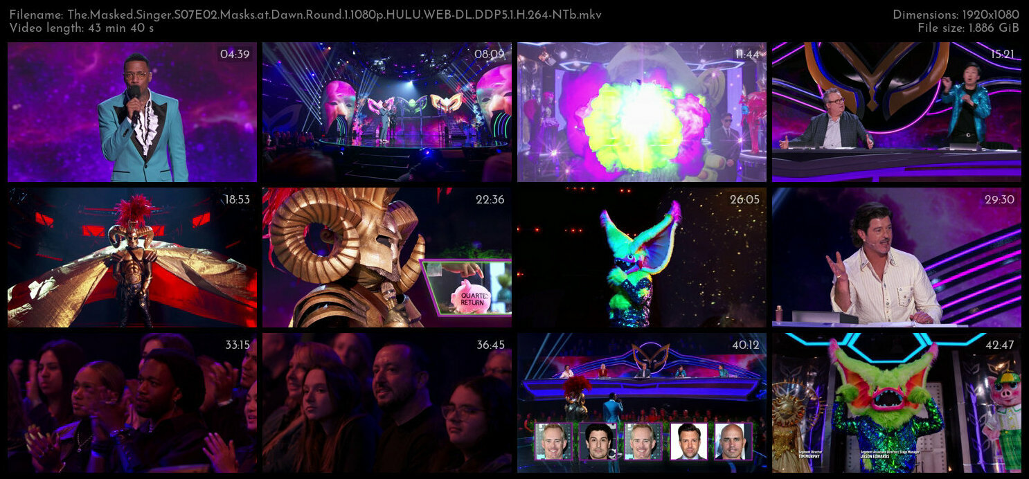 The Masked Singer S07E09 One Mask Hurrah Round 3 Finals 1080p HULU WEB DL DDP5 1 H 264 NTb TGx
