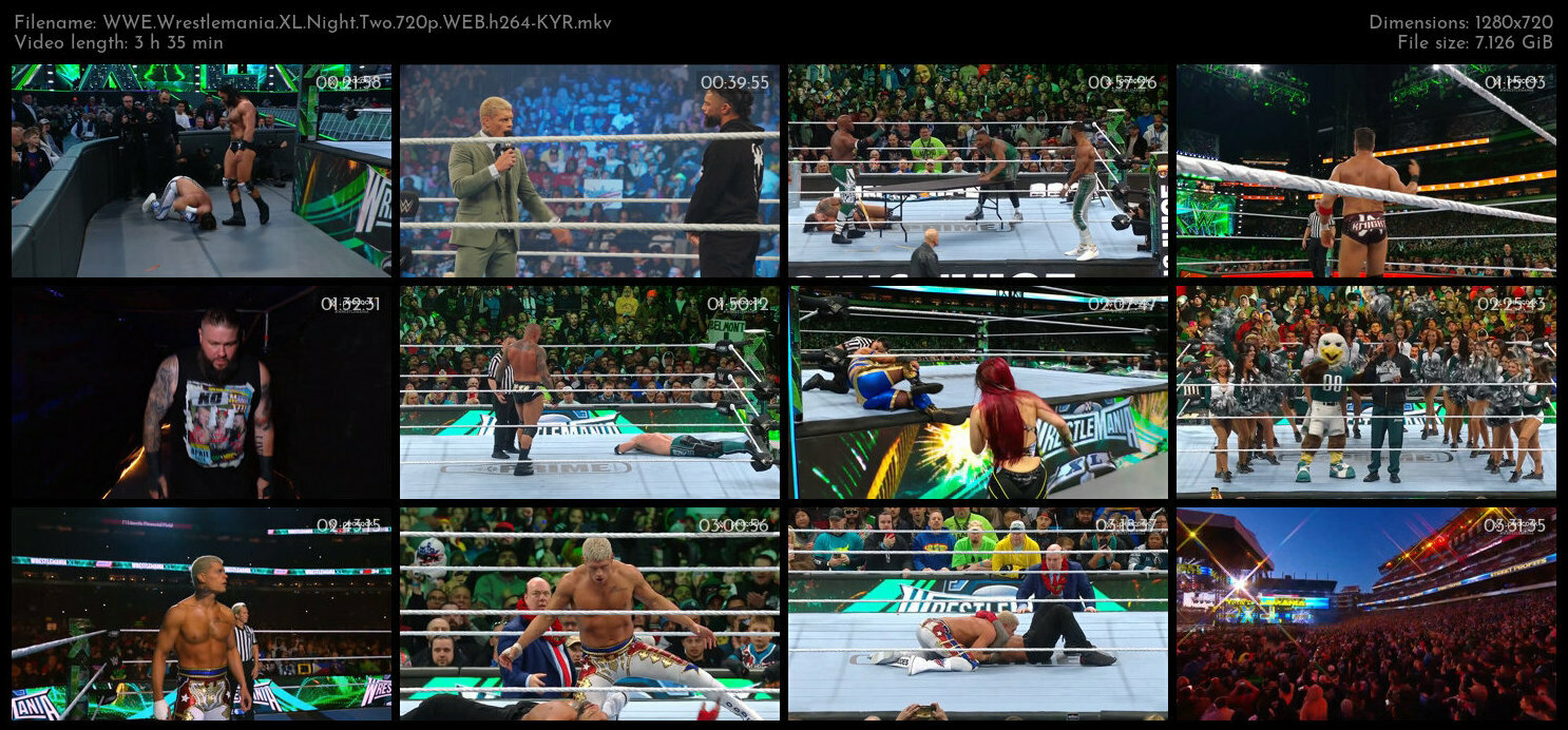 WWE Wrestlemania XL Night Two 720p WEB h264 KYR TGx