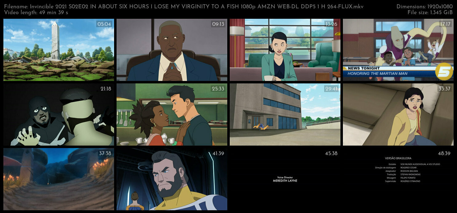 Invincible 2021 S02E02 IN ABOUT SIX HOURS I LOSE MY VIRGINITY TO A FISH 1080p AMZN WEB DL DDP5 1 H 2