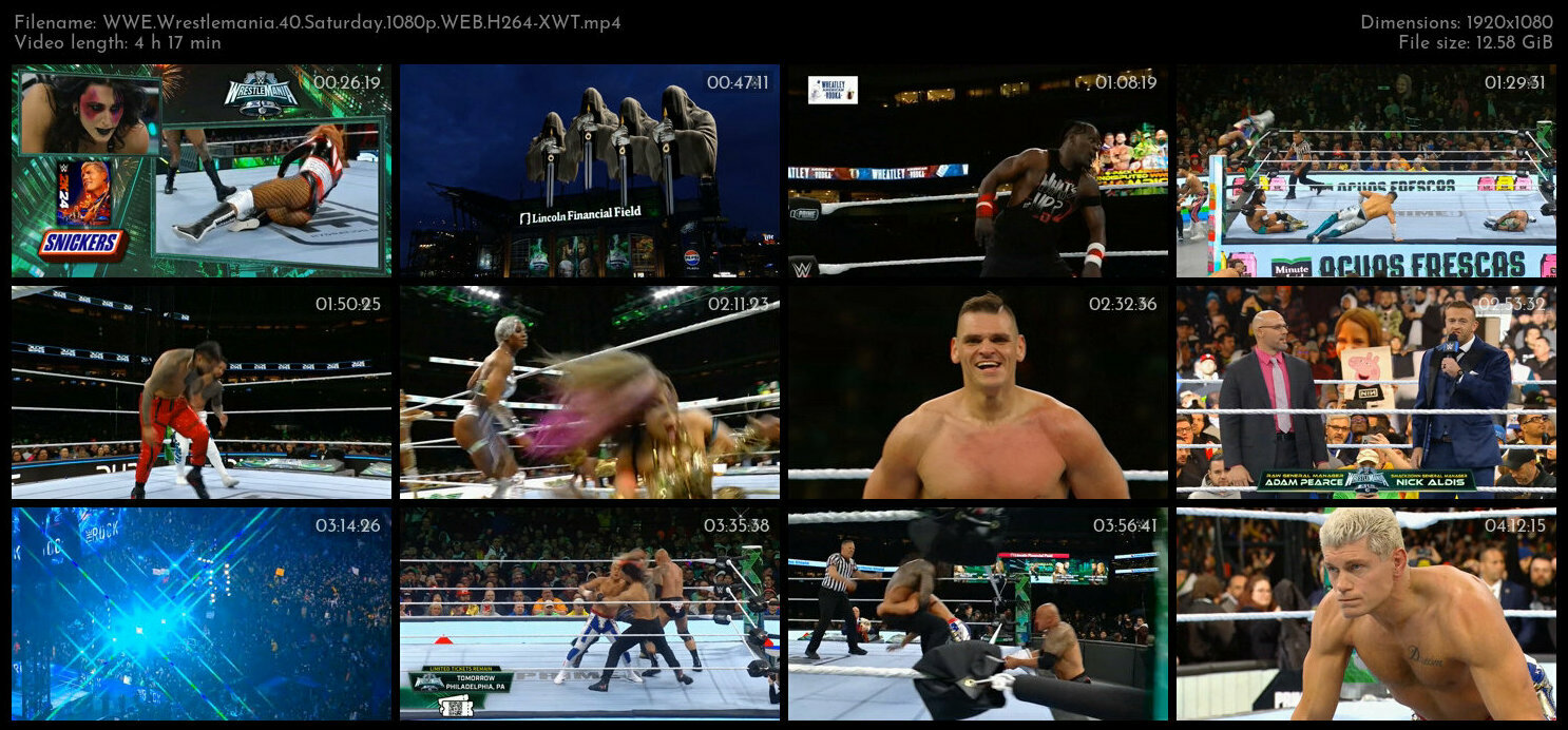 WWE Wrestlemania 40 1080p WEB H264 XWT TGx
