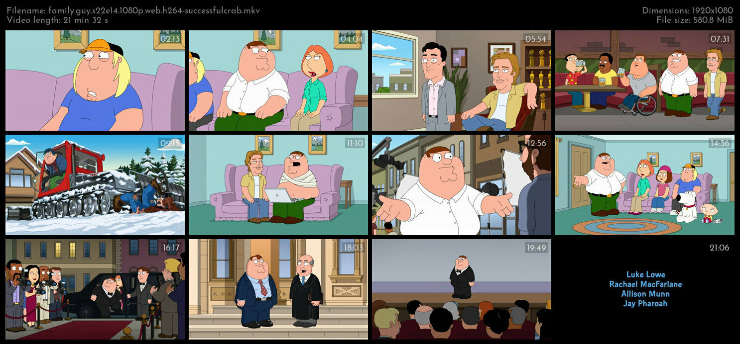 Family Guy S22E14 1080p WEB H264 SuccessfulCrab TGx
