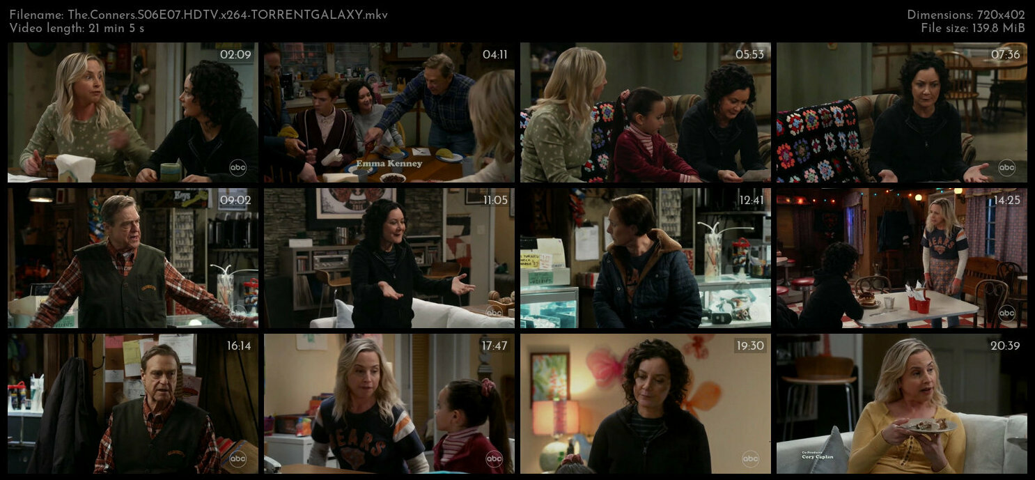 The Conners S06E07 HDTV x264 TORRENTGALAXY