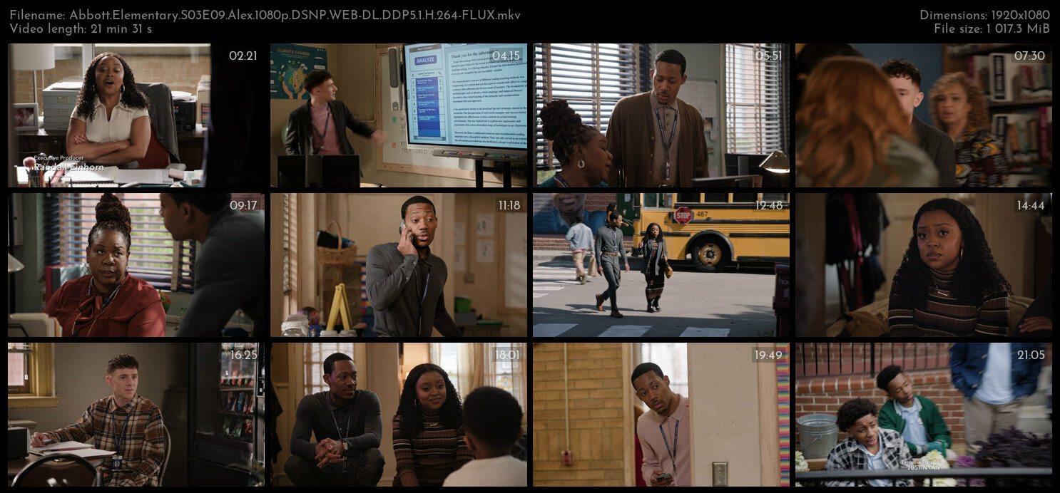 Abbott Elementary S03E09 Alex 1080p DSNP WEB DL DDP5 1 H 264 FLUX TGx