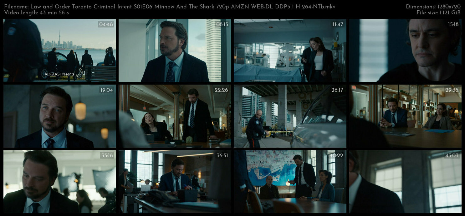 Law and Order Toronto Criminal Intent S01E06 Minnow And The Shark 720p AMZN WEB DL DDP5 1 H 264 NTb