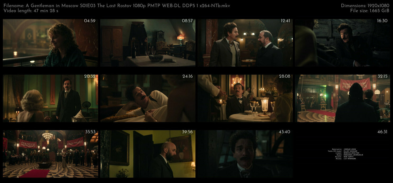 A Gentleman in Moscow S01E03 The Last Rostov 1080p PMTP WEB DL DDP5 1 x264 NTb TGx
