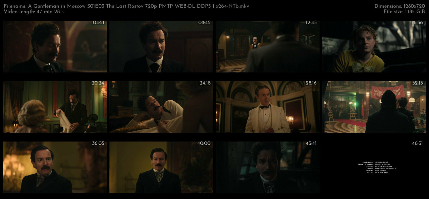 A Gentleman in Moscow S01E03 The Last Rostov 720p PMTP WEB DL DDP5 1 x264 NTb TGx