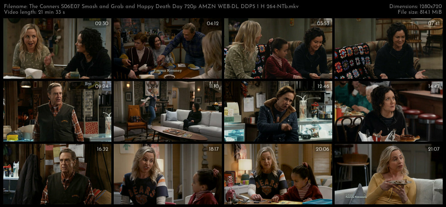 The Conners S06E07 Smash and Grab and Happy Death Day 720p AMZN WEB DL DDP5 1 H 264 NTb TGx