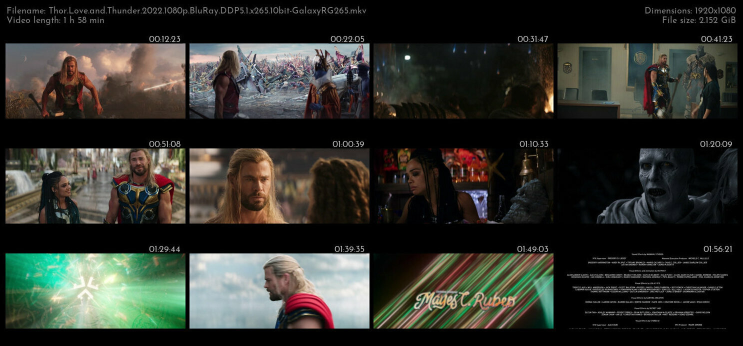 Thor Love and Thunder 2022 1080p BluRay DDP5 1 x265 10bit GalaxyRG265