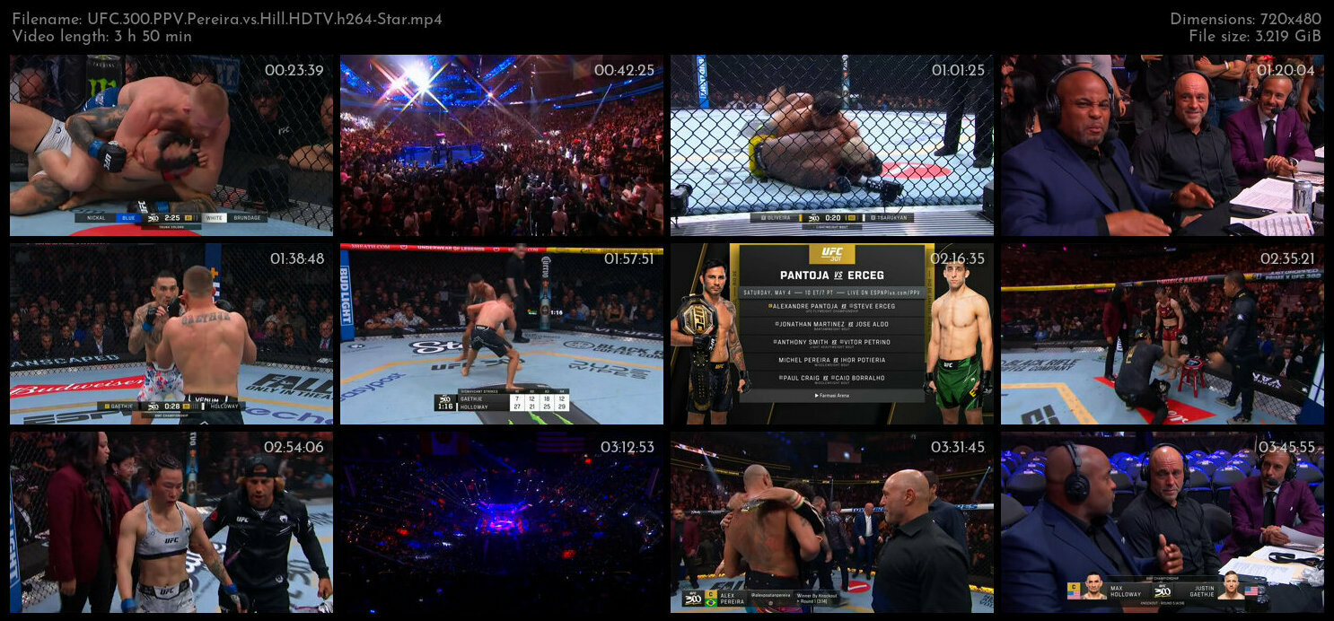 UFC 300 PPV Pereira vs Hill HDTV h264 Star TGx