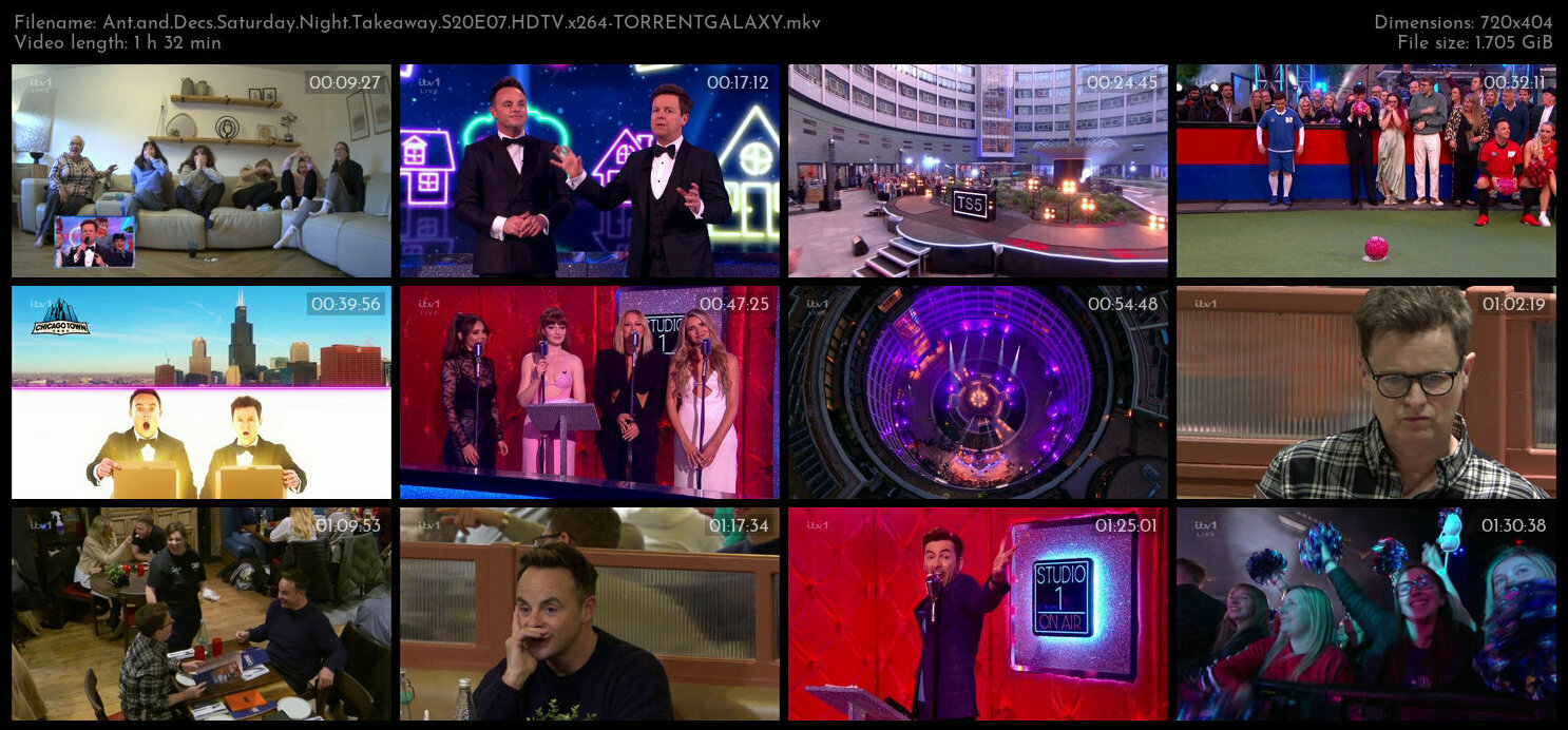 Ant and Decs Saturday Night Takeaway S20E07 HDTV x264 TORRENTGALAXY