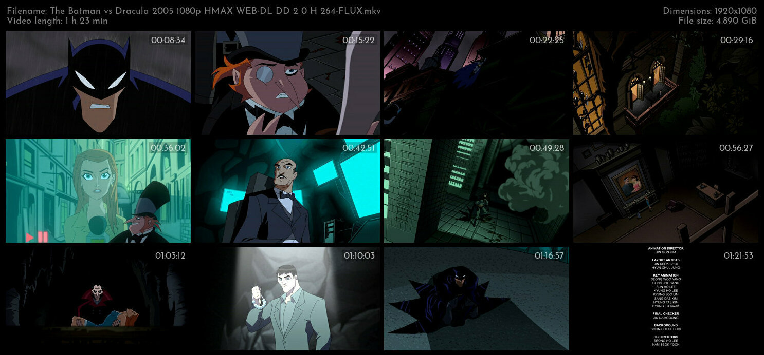 The Batman vs Dracula 2005 1080p HMAX WEB DL DD 2 0 H 264 FLUX TGx