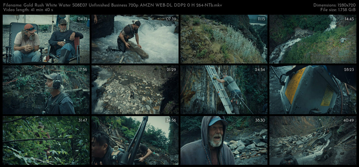 Gold Rush White Water S08E07 Unfinished Business 720p AMZN WEB DL DDP2 0 H 264 NTb TGx
