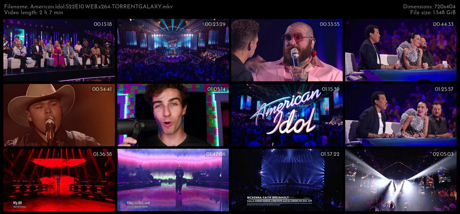 American Idol S22E10 WEB x264 TORRENTGALAXY