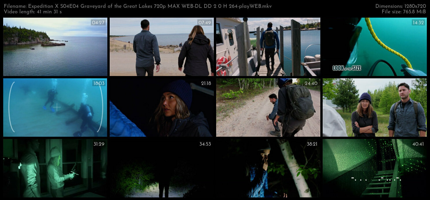 Expedition X S04E04 Graveyard of the Great Lakes 720p MAX WEB DL DD 2 0 H 264 playWEB TGx