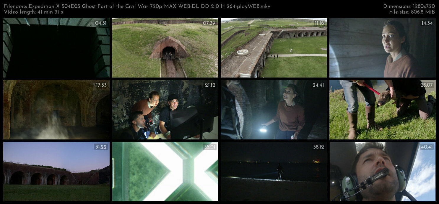 Expedition X S04E05 Ghost Fort of the Civil War 720p MAX WEB DL DD 2 0 H 264 playWEB TGx