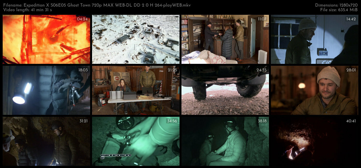 Expedition X S06E05 Ghost Town 720p MAX WEB DL DD 2 0 H 264 playWEB TGx