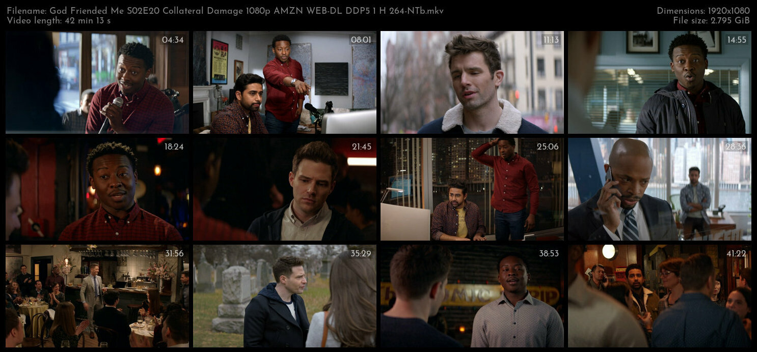God Friended Me S02E20 Collateral Damage 1080p AMZN WEB DL DDP5 1 H 264 NTb TGx
