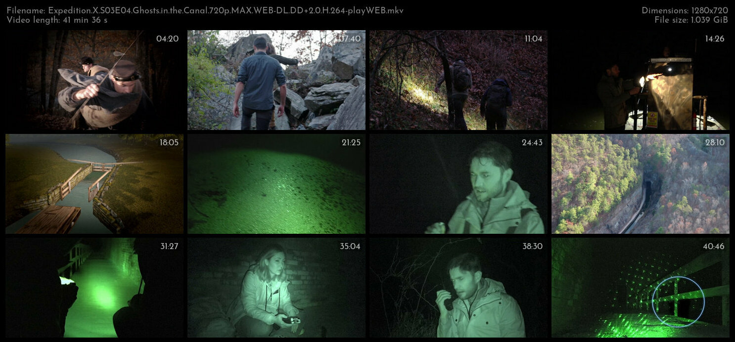 Expedition X S03E04 Ghosts In The Canal 720p MAX WEB DL DD 2 0 H 264 playWEB TGx