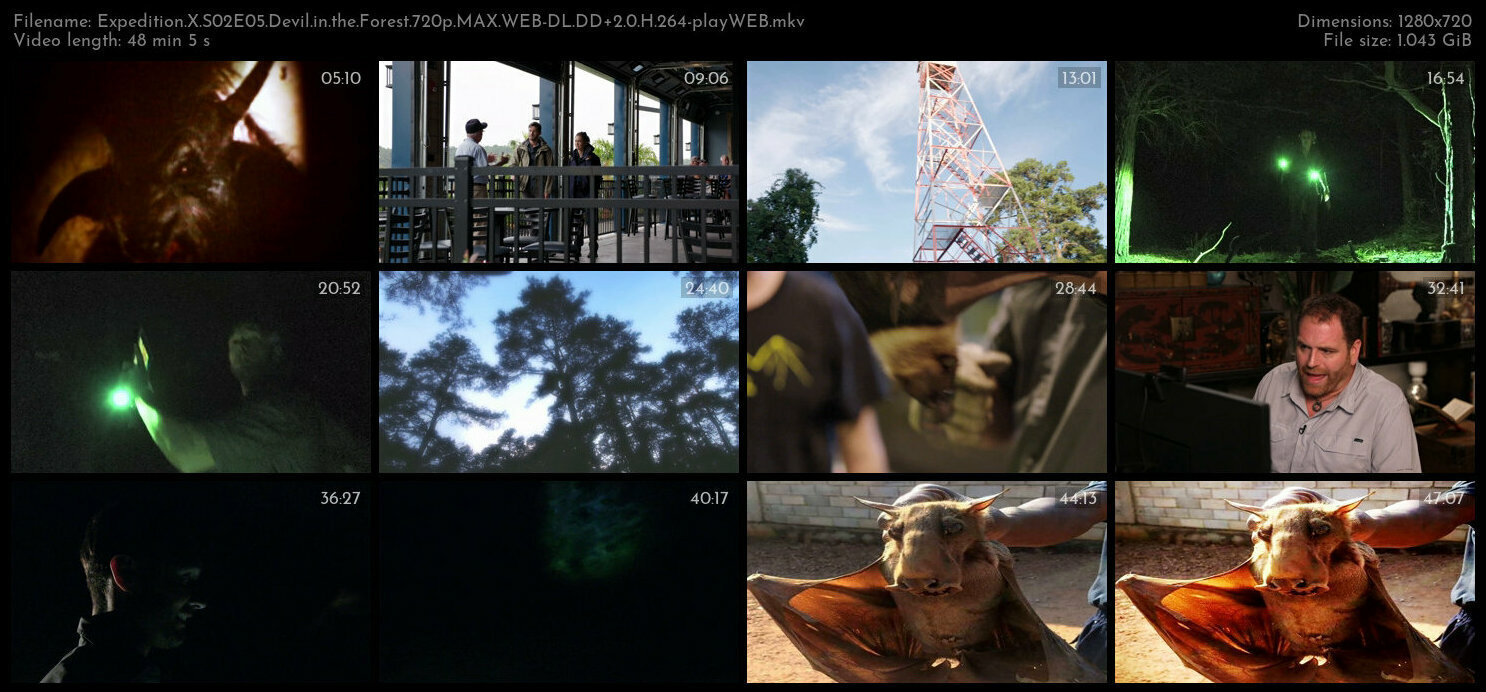 Expedition X S02E05 Devil In The Forest 720p MAX WEB DL DD 2 0 H 264 playWEB TGx