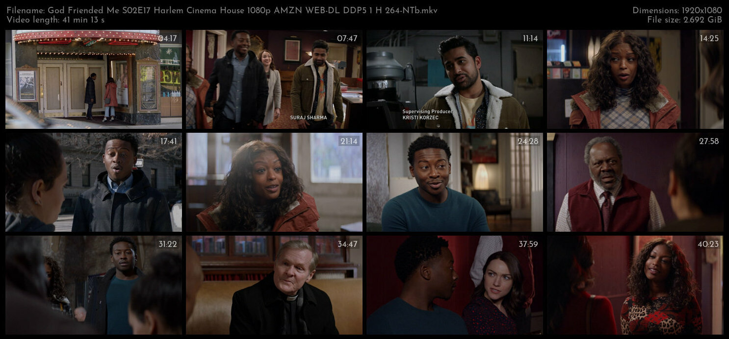 God Friended Me S02E17 Harlem Cinema House 1080p AMZN WEB DL DDP5 1 H 264 NTb TGx