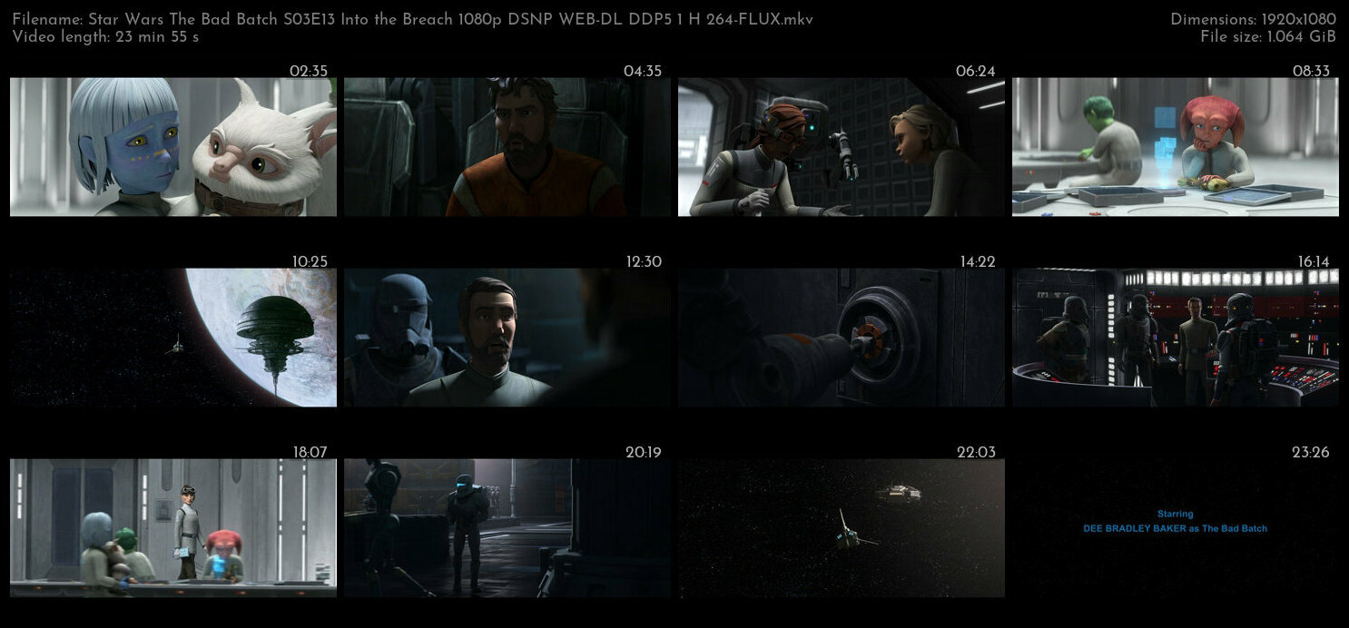 Star Wars The Bad Batch S03E13 Into the Breach 1080p DSNP WEB DL DDP5 1 H 264 FLUX TGx