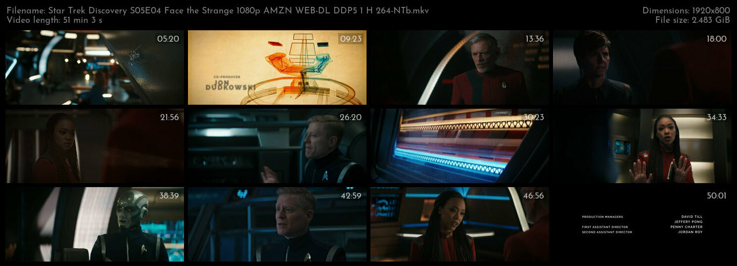 Star Trek Discovery S05E04 Face the Strange 1080p AMZN WEB DL DDP5 1 H 264 NTb TGx