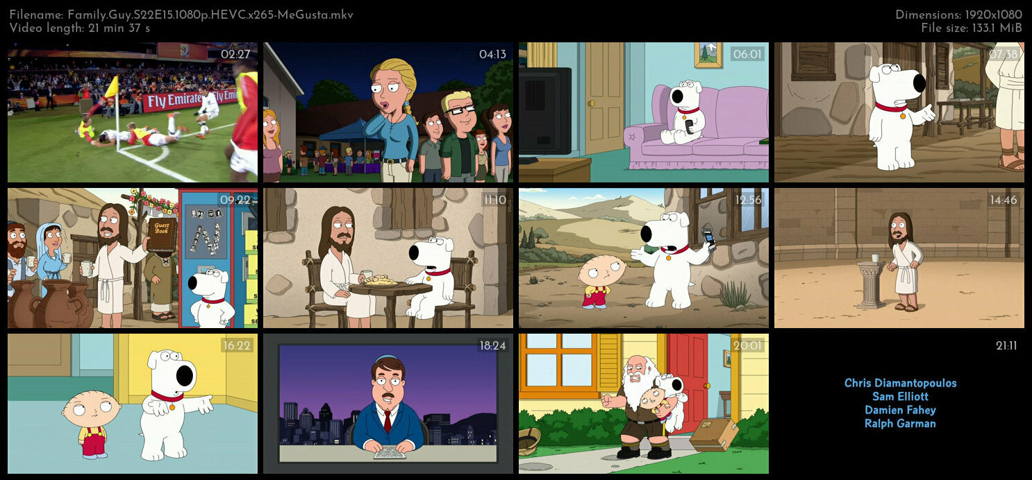 Family Guy S22E15 1080p HEVC x265 MeGusta TGx