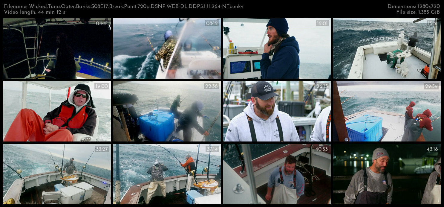 Wicked Tuna Outer Banks S08E17 Break Point 720p DSNP WEB DL DDP5 1 H 264 NTb TGx