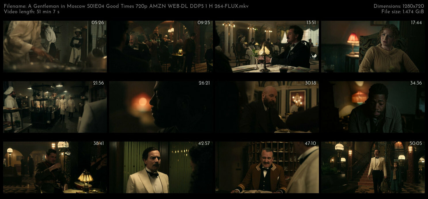 A Gentleman in Moscow S01E04 Good Times 720p AMZN WEB DL DDP5 1 H 264 FLUX TGx