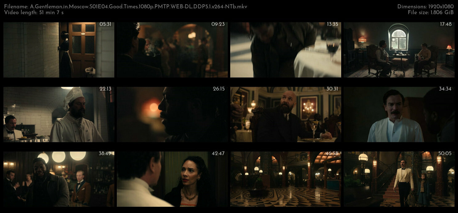 A Gentleman in Moscow S01E04 Good Times 1080p PMTP WEB DL DDP5 1 x264 NTb TGx