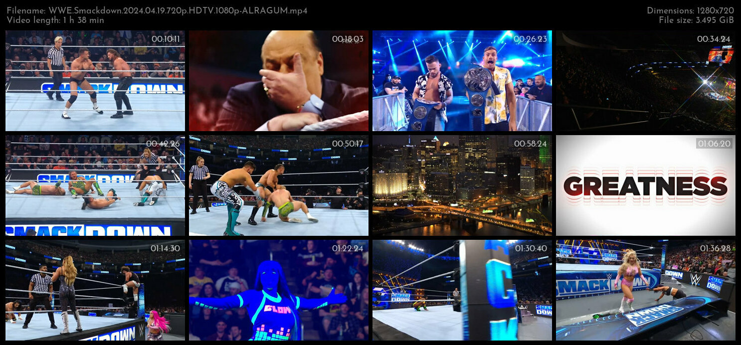 WWE Smackdown 2024 04 19 720p HDTV 1080p ALRAGUM TGx