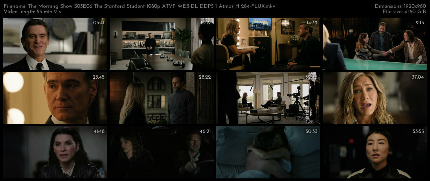 The Morning Show S03E06 The Stanford Student 1080p ATVP WEB DL DDP5 1 Atmos H 264 FLUX TGx