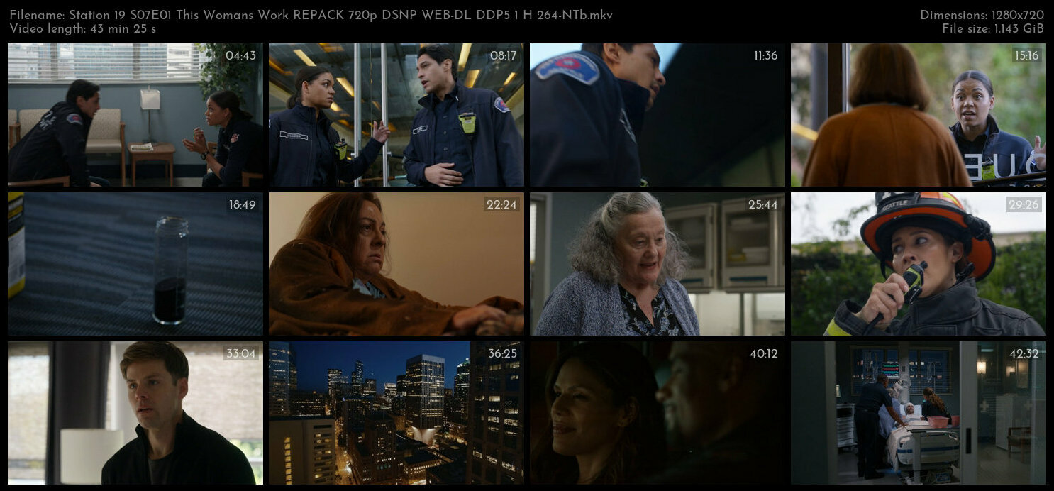 Station 19 S07E01 This Womans Work REPACK 720p DSNP WEB DL DDP5 1 H 264 NTb TGx