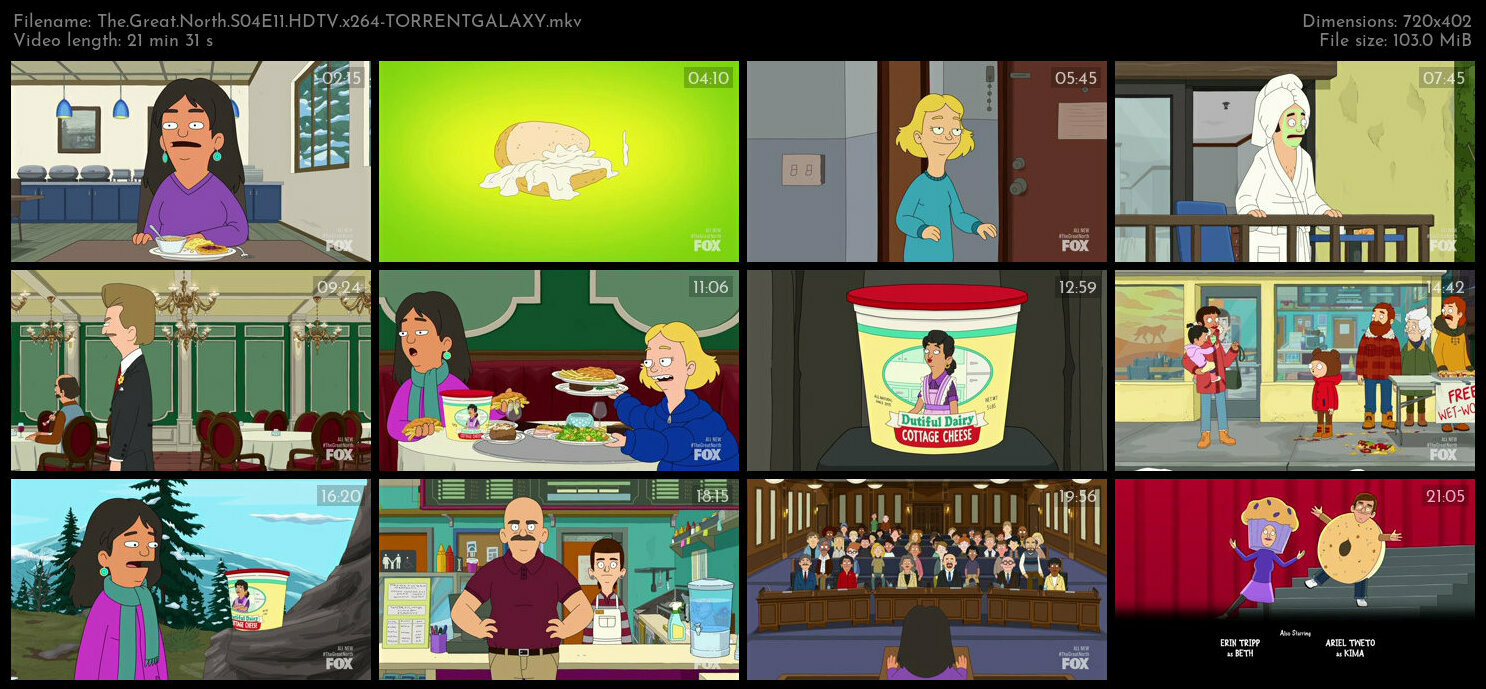 The Great North S04E11 HDTV x264 TORRENTGALAXY
