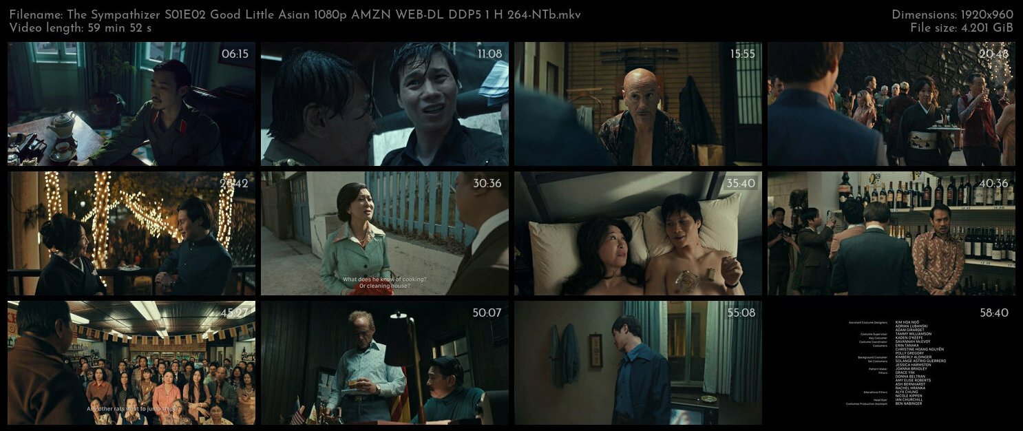 The Sympathizer S01E02 Good Little Asian 1080p AMZN WEB DL DDP5 1 H 264 NTb TGx