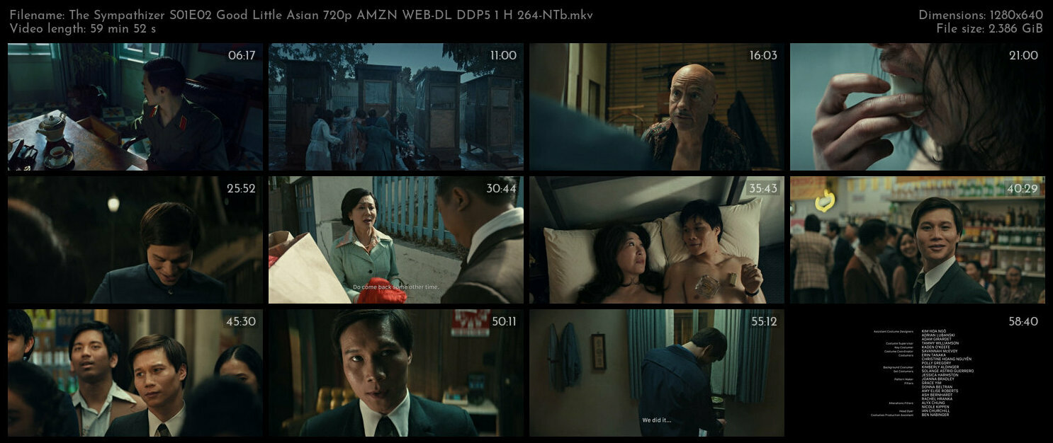 The Sympathizer S01E02 Good Little Asian 720p AMZN WEB DL DDP5 1 H 264 NTb TGx