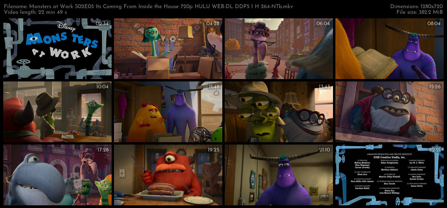 Monsters at Work S02E05 Its Coming From Inside the House 720p HULU WEB DL DDP5 1 H 264 NTb TGx