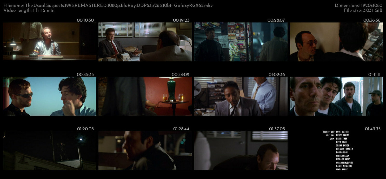 The Usual Suspects 1995 REMASTERED 1080p BluRay DDP5 1 x265 10bit GalaxyRG265