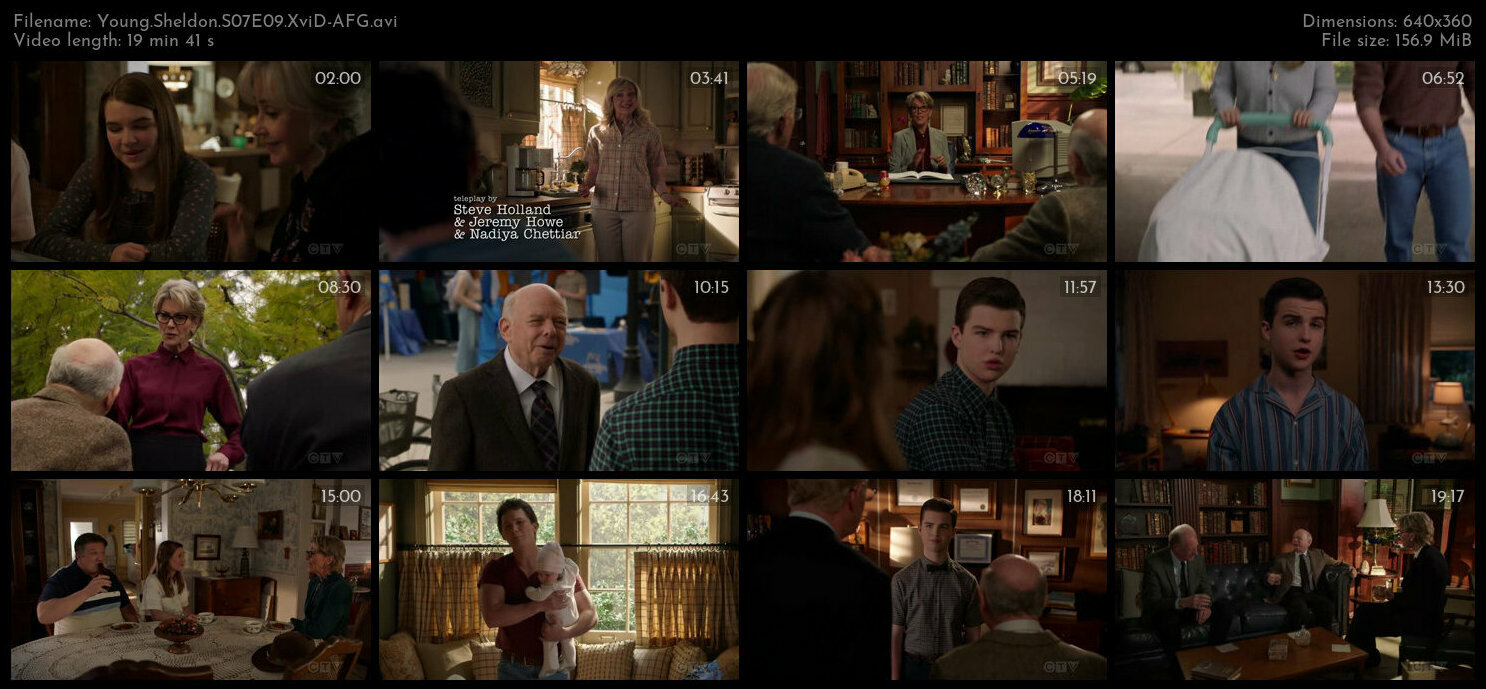 Young Sheldon S07E09 XviD AFG TGx