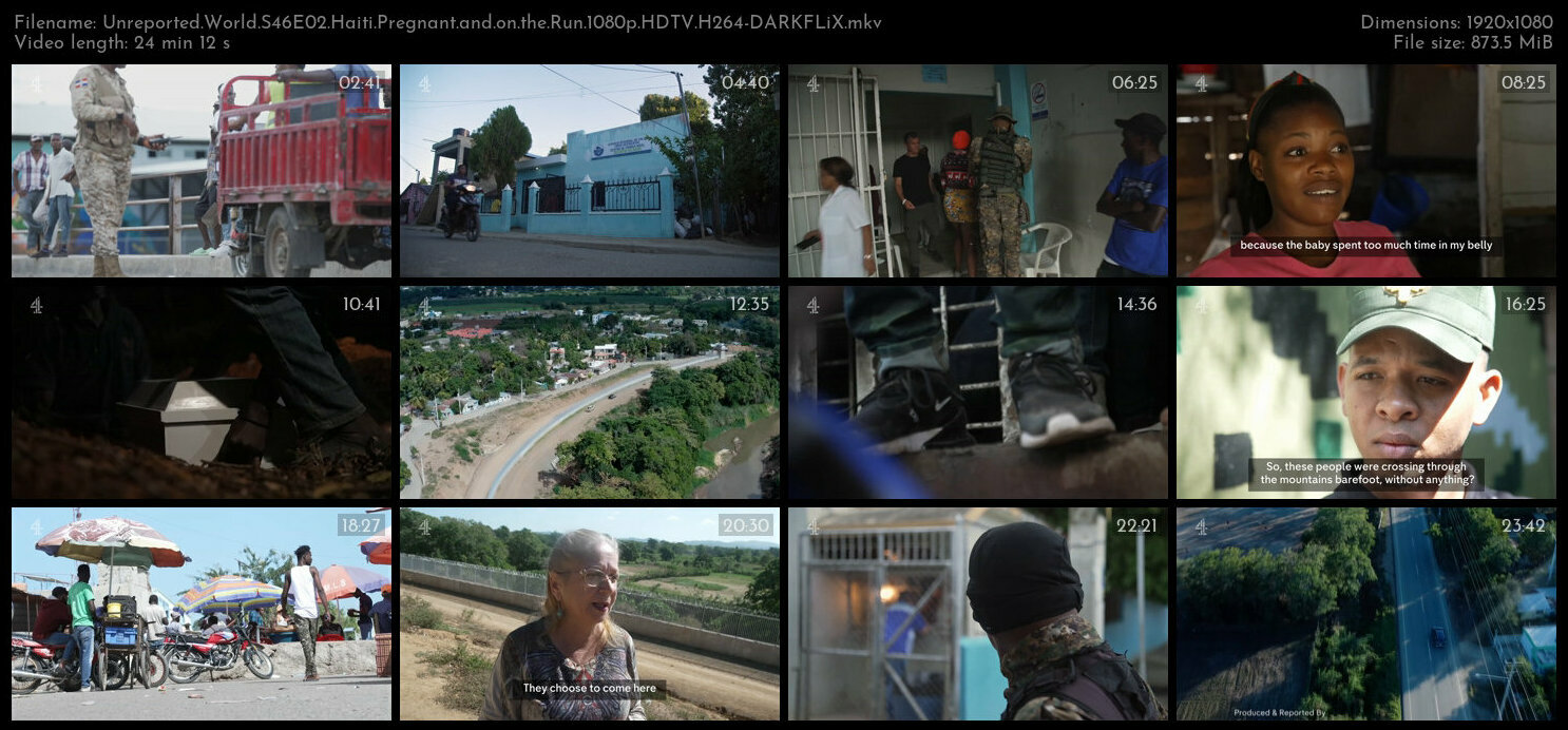 Unreported World S46E02 Haiti Pregnant and on the Run 1080p HDTV H264 DARKFLiX TGx
