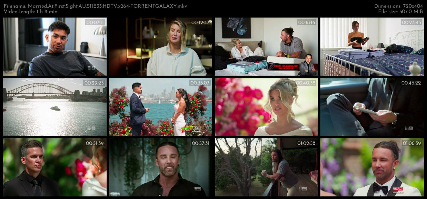 Married At First Sight AU S11E35 HDTV x264 TORRENTGALAXY