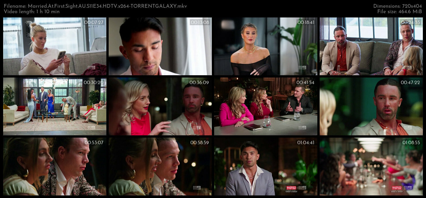 Married At First Sight AU S11E34 HDTV x264 TORRENTGALAXY