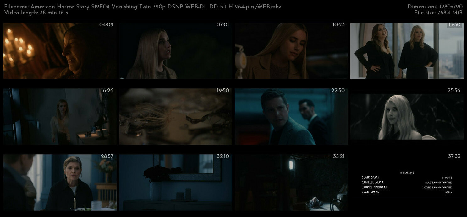 American Horror Story S12E04 Vanishing Twin 720p DSNP WEB DL DD 5 1 H 264 playWEB TGx