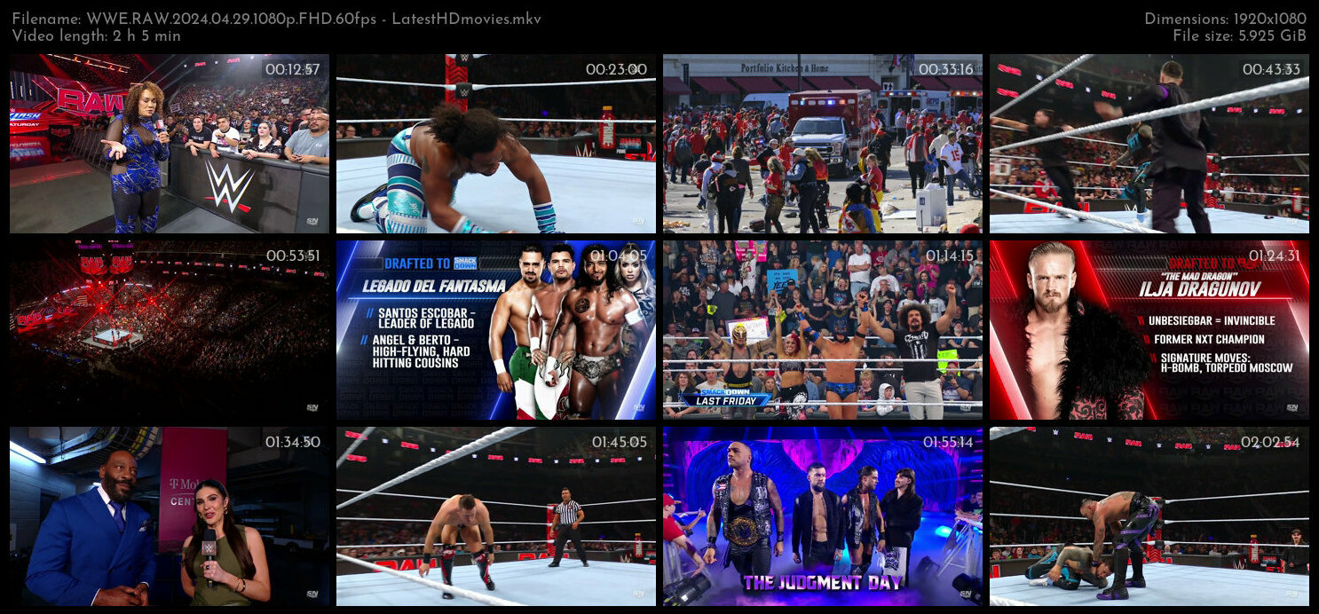 WWE RAW 2024 04 29 1080p FHD 60fps LatestHDmovies TGx