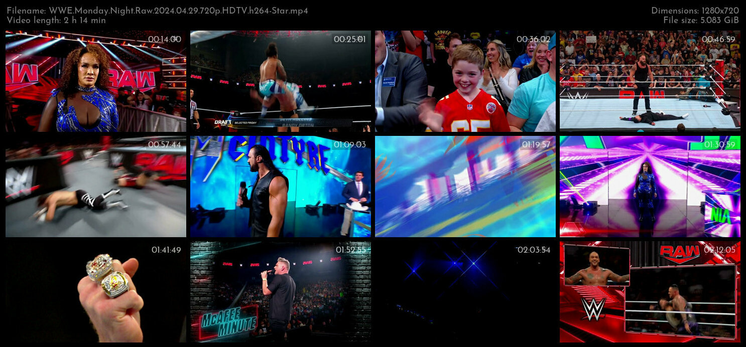 WWE Monday Night Raw 2024 04 29 720p HDTV h264 Star TGx