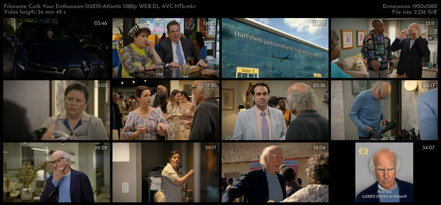 Curb Your Enthusiasm S12E01 Atlanta 1080p WEB DL AVC NTb TGx