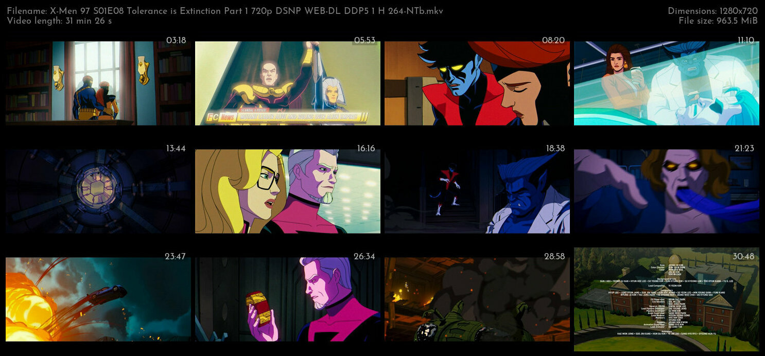 X Men 97 S01E08 Tolerance is Extinction Part 1 720p DSNP WEB DL DDP5 1 H 264 NTb TGx