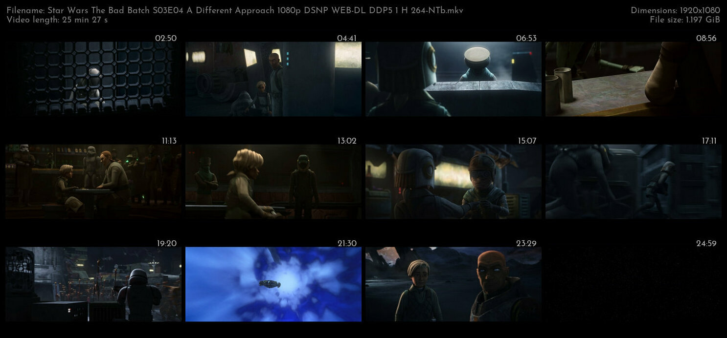 Star Wars The Bad Batch S03E04 A Different Approach 1080p DSNP WEB DL DDP5 1 H 264 NTb TGx