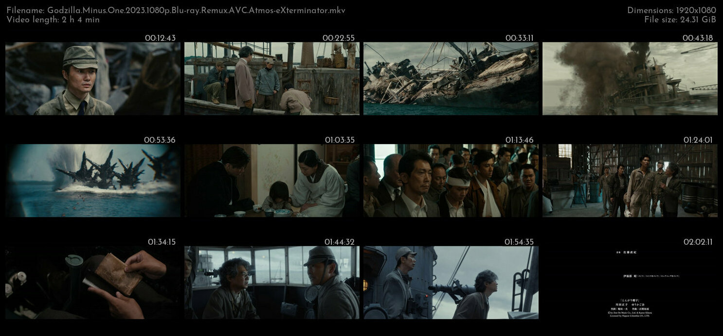 Godzilla Minus One 2023 1080p Blu ray Remux AVC Atmos eXterminator TGx