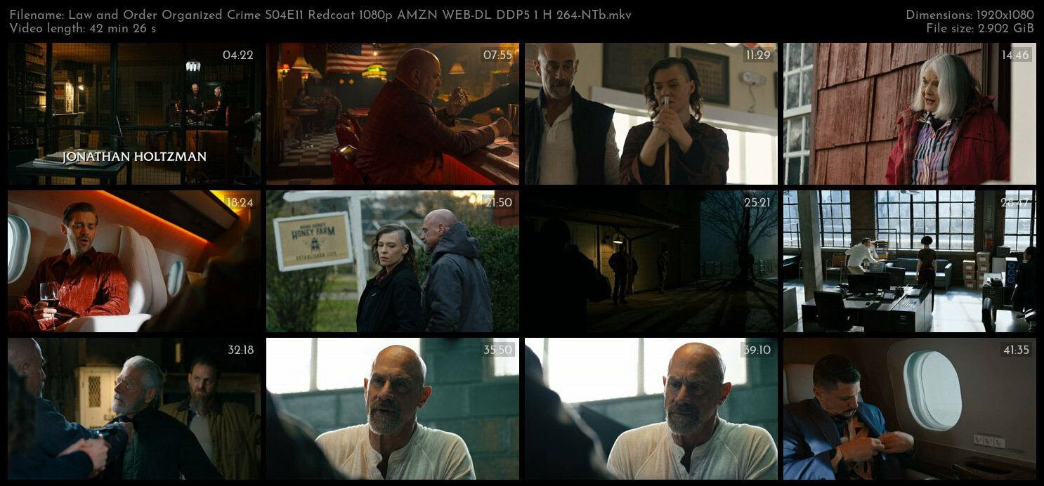 Law and Order Organized Crime S04E11 Redcoat 1080p AMZN WEB DL DDP5 1 H 264 NTb TGx